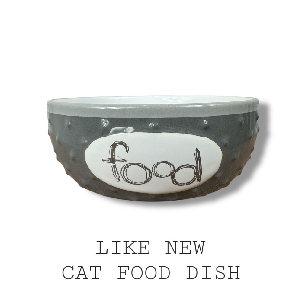 Cat Food Bowl - no chips!